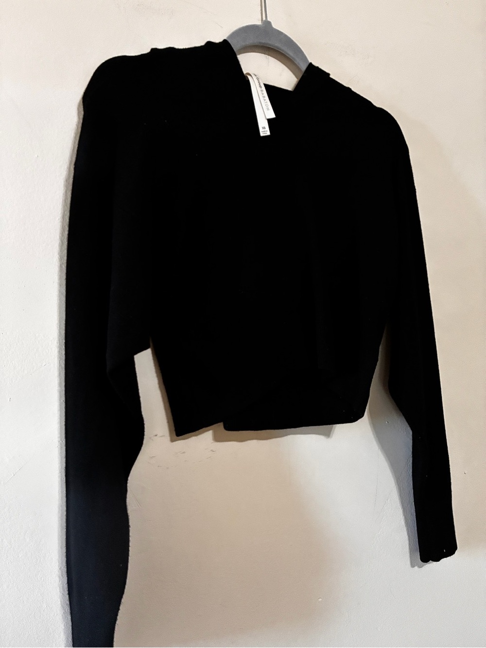 Babaton Black Tapered hoodie Sweatpants set